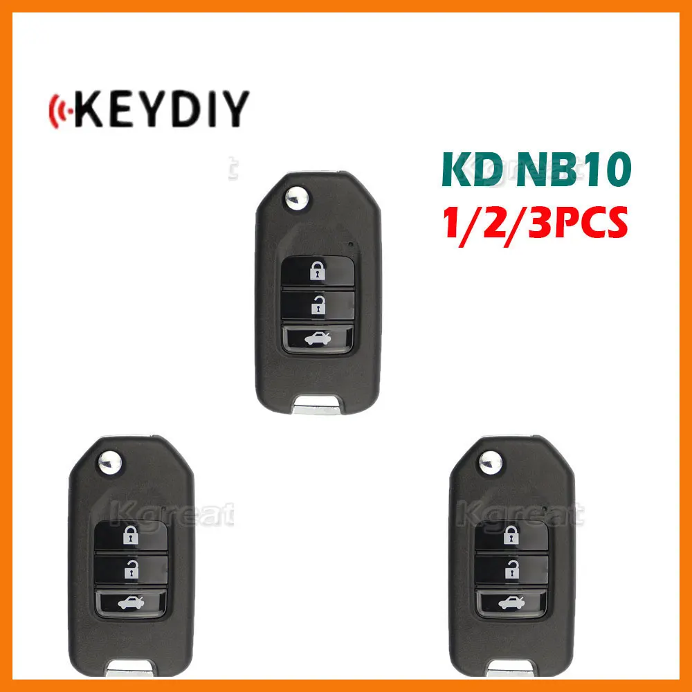 1/2/3ks KEYDIY NB10 Multifunkčné Diaľkové Kľúča Vozidla NB10-2 NB10-3 NB10-4 pre KD900/KD-X2/KD MINI Tlačidlo Programátor pre Honda Kľúča Vozidla0