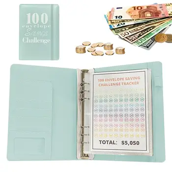 100 Obálky Úspory Výzvou Binder Rozpočtu Plánovač A Kniha S Peňažné Obálky Úspory Binder Za Peniaze Obálky Pre Ukladanie