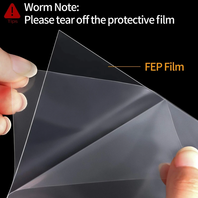 12Pcs FEP Film 200X140X0.15 Mm Hrúbka Pre UV, 3D Tlačiarne, LCD SLA Živice, S 2 Ks Náhradné Plastové Fľaše4