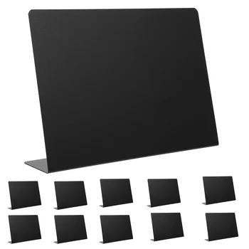 12pcs Mini Chalkboards Dekoratívne školské tabule Multifunkčné Cenu Dosky Displeja Prihlásiť