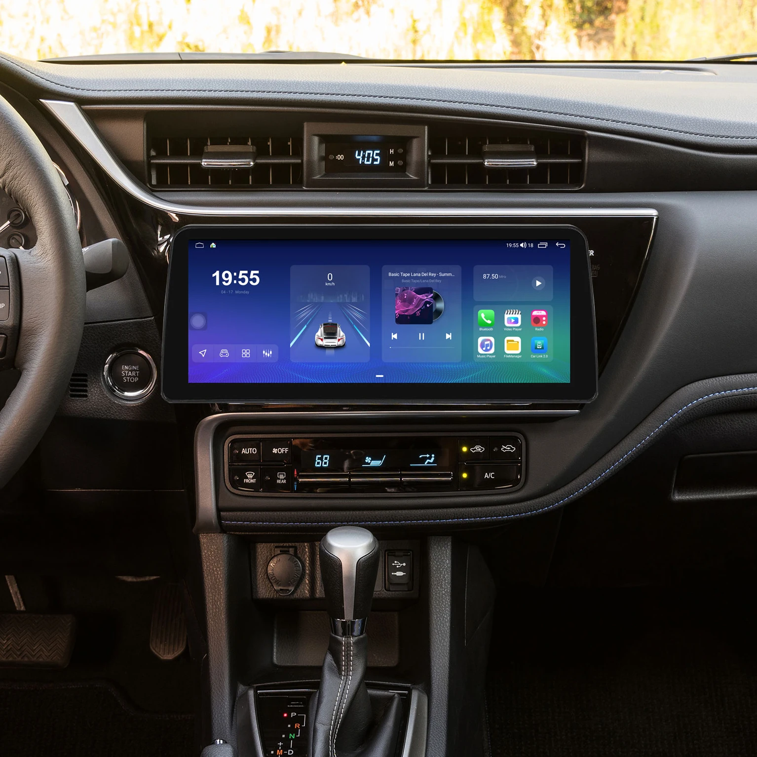 13.1/12,5 palca 2K QLED Obrazovky Pre Toyota Corolla E170 Auris E180 2016-2019 ruskej Android Auto Multimediálne Rádio s GPS Vedúci Jednotky2
