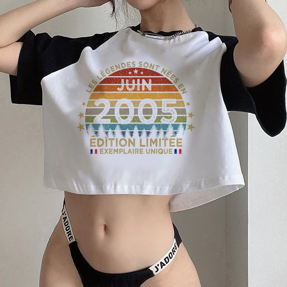 18 ans rokov narodeniny fairycore grafické goth plodín top Žena trashy 2000s obrázok orezať t-shirts0