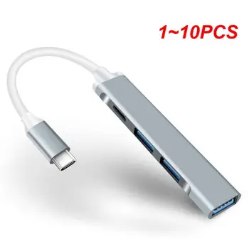 1~10PCS C ROZBOČOVAČ USB 3.0 HUB Typu C, USB Rozbočovač Thunderbolt 3 USB-C Dock OTG Adaptér pre Macbook 13 15 Vzduchu Mi