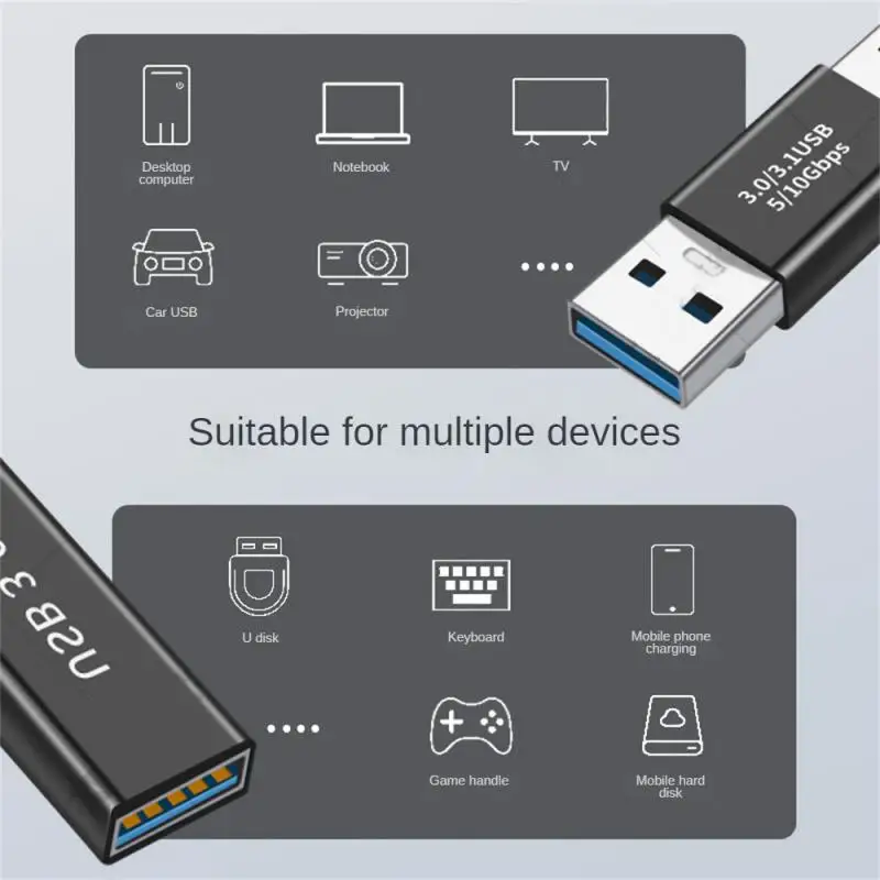 1~5 KS 5Gbps USB 3.0 Typ mužmi Konektor Zapojte Adaptér USB3.0 dual Mužské / Ženské Spojka Adaptér Konektor2