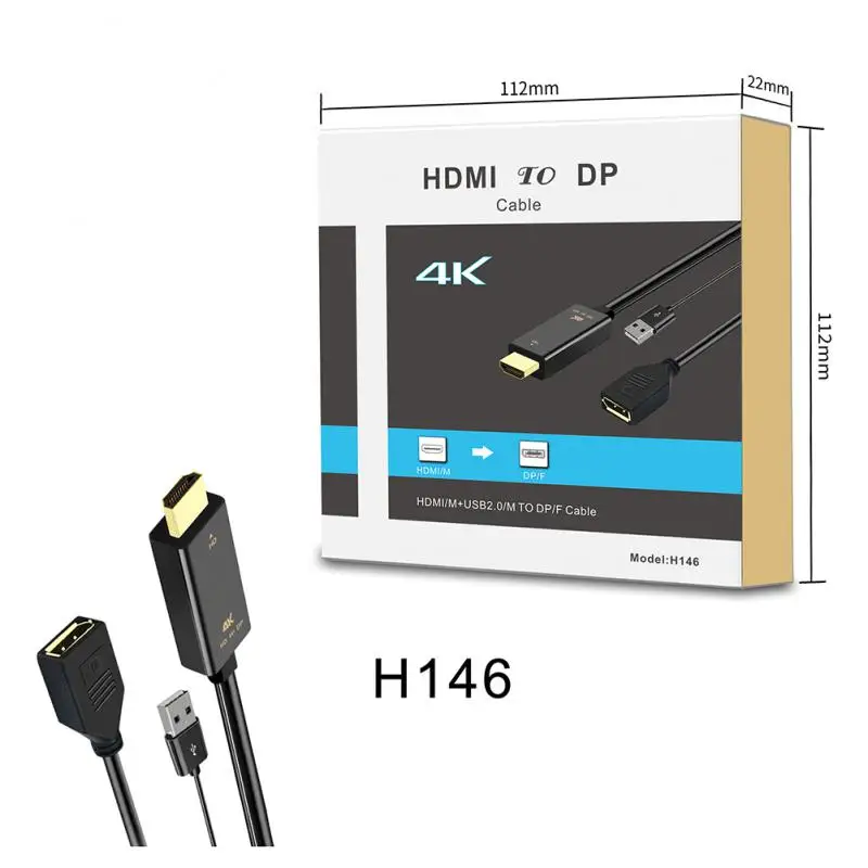 1~5 KS Na Displayport Converter Kábel 4K ako hdmi2.0 Adaptér Pre PC TV Box PS5 Notebook, Projektor Kábel DP3