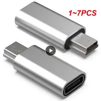 1~7PCS Mini 5 Pin USB Adaptér B Samec na USB Typu C Ženské Údajov Prenos Údajov Konektor pre MP3 Digitálny Fotoaparát, GPS