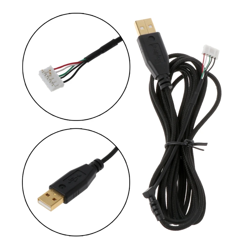 2,25 M USB Kábel Myši Dáždnik Lano Linka pre Naga 2014 Hernej Myši Drôt0