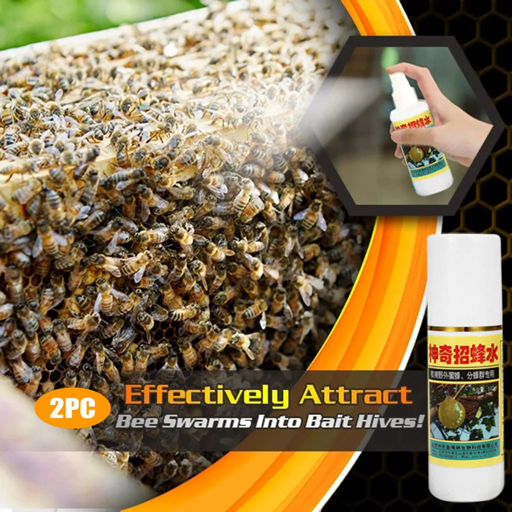 2 ks 200 ml Bee Jednoduché Atraktant Sprej Roj Lákať Prenosné Na Farmách, Tesár Úli Bee Vedenie Včelárskych Zariadení3