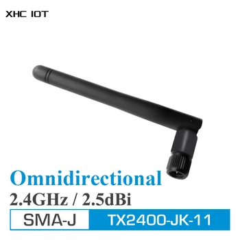 2 ks/Veľa 2.4 GHz Omni WIFI Uhf Anténa SMA Male XHCIOT TX2400-JK-11 SMA-J Rozhranie Omni Directional Bič Komunikačný Rf Modul