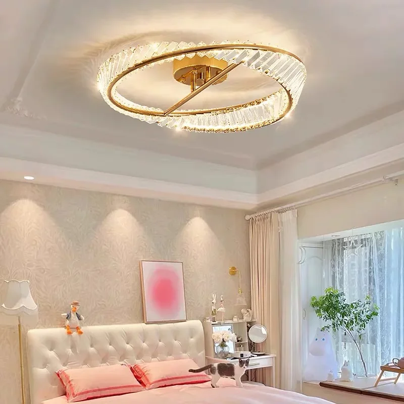 2023 Luxusné Stropný Luster Lampy Moderné Spálne Crystal Led Žiarovky Obývacia Izba Stropné Svietidlá Lesk Interiérové Svietidlá1