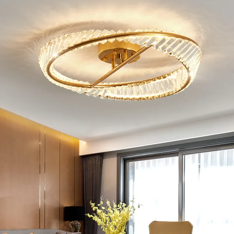 2023 Luxusné Stropný Luster Lampy Moderné Spálne Crystal Led Žiarovky Obývacia Izba Stropné Svietidlá Lesk Interiérové Svietidlá2