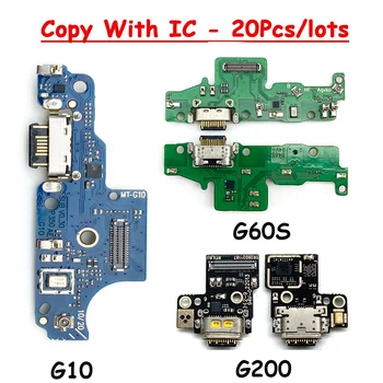 20Pcs/veľa Testované Pre Motorola Moto G10 G20 G30 G50 5G G100 G13 G51 Nabíjací Port Konektor Dock Konektor Flex Kábel S Mikrofónom