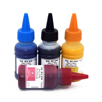 4 Farebných 100ml Pigmentový Atrament pre HP670 pre HP Deskjet Ink Advantage 3525 5525 4615 4625 Tlačiareň