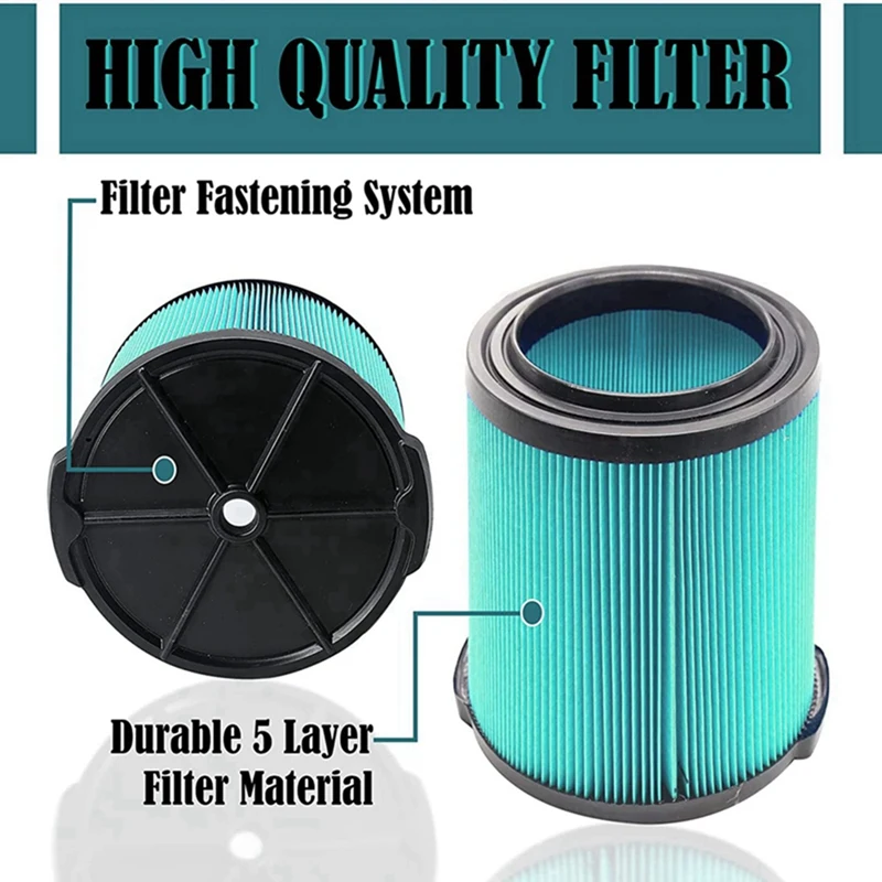 4PCS 5-Vrstvový Filter, Vákuové filtre Pre Ridgid VF6000 Wet/Dry Obchod Vac 5-20 Galón Vysávače4