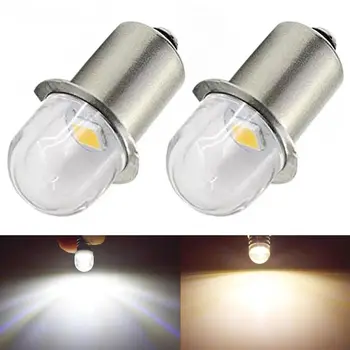 5 ks 2835 Čip Miniatúrne LED Lampa P13.5S 3V/4.5 V/6V/12V Baterky Pracovné Svetlo DC Teplá Biela Farba Baterka Náhradné Žiarovky