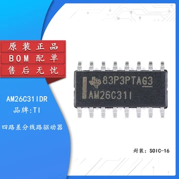 5 ks Originál pravý patch AM26C31IDR SOIC-16 štyroch smeroch rozdiel linky vodiča čip