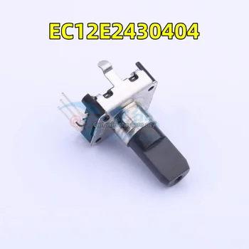5 KS / VEĽA nových ALPY EC12E2430404 rotačný encoder 24 pulz, bez klip 15mm, dĺžka hriadeľa