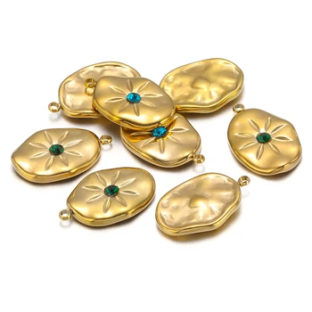 5 ks Zlatá Farba Nehrdzavejúcej Ocele Boho Sun Flower Charms Prívesky pre Šperky, Takže DIY Náhrdelník Zistenia Náramok Príslušenstvo