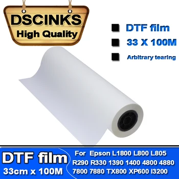 A3+ 33 cm*100M DST film DST Prenos Film Pre Epson I3200 DX5 DX7 XP600 I4720 L1800 7800 7880 TX800 XP600 jeden matný DST film