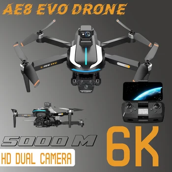 AE8 EVO/AE4 6K Mini DroneTriple Fotoaparát Quadcopter Optický Tok Drone Drone s Kamerou Striedavé Prekážkou Vyhýbanie RC Drone