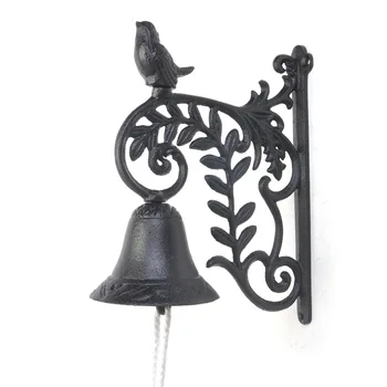 Americký krajiny vták Bell liatiny remesiel villa B & B nádvoria záhrady, brány, žehlička dekoratívne zvonček