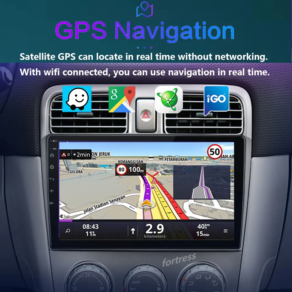 Android 13 autorádia Pre Subaru Forester SG 2002-2008 Multimediálne Video Prehrávač, Navigácia Stereo GPS Bezdrôtový Carplay Autoradio4