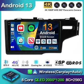 Android 13 Carplay autorádia Pre Honda Jazz 3 2015-2020 Nosenie 3 GP GK 2013-2020 RHD Multimediálny Prehrávač Videa Stereo GPS Vedúci Jednotky