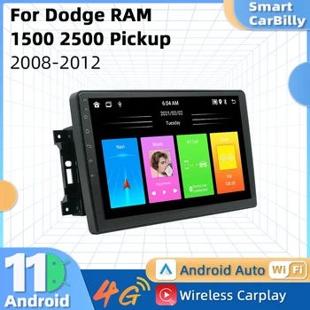 Android Multimediálne pre Dodge Ram 1500 2500 Vyzdvihnutie 2008-2012 autorádia 2 Din Stereo Carplay GPS Navigácie Vedúci Jednotky Autoradio