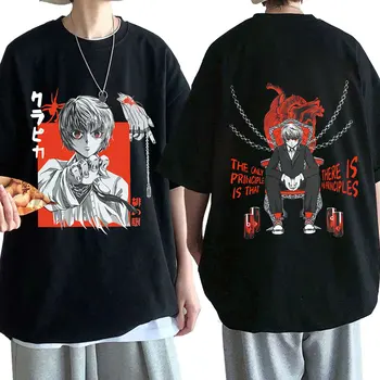 Anime Hunter X Hunter Kurapika Grafické Tlače T Shirt pánske Oblečenie Bežné Bavlna Príliš Krátky Rukáv T-shirts Streetwear
