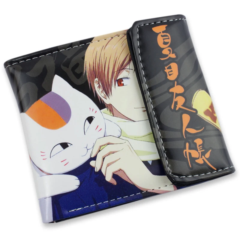 Anime Natsume yuujinchou PU krátke peňaženky Natsume Takashi Examinátor Shuuichi Typ B0