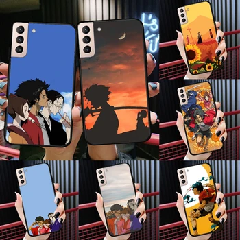Anime Samurai Champloo Telefón puzdro Pre Samsung Galaxy S22 S23 Ultra S20 FE S9 S10 Poznámka 10 Plus S21 FE S21 Ultra Kryt