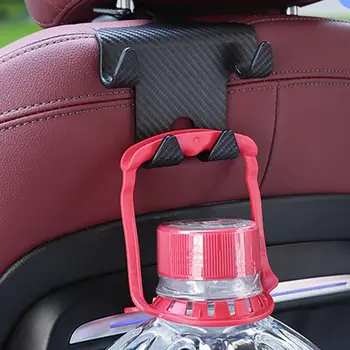 Auto Dáždnik Háčik Premium Carbon Fiber Auto opierky hlavy Háčik Držiaka Telefónu Ťažkých Multi-funkčné Seatback Namontujte Záves pre Auto