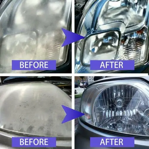 Auto Svetlometu Obnova Nastaviť Tekutiny Súprava Na Opravu Plastových Svetlo Poľským Čistič Rýchlo4
