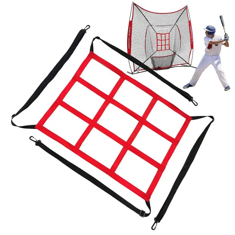 Baseball Školenia Čistý Odpaľovanie Cieľová Sieť Pre Softball Praxi Polyester Vonkajší Materiál Vzdelávacie Zariadenia Pre Telocvični Domov Park A0