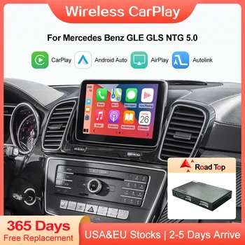 Bezdrôtové CarPlay na Mercedes Benz GLE GLS 2016-2018, Android, Auto Mirror Odkaz AirPlay Auto Hrať Funkcie
