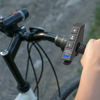 Bezdrôtový Diaľkový ovládač Tlačidlo Bluetooth-kompatibilné Mini Moto Riadidlá Bike Radič pre Telefón Motocyklové Prilby Headset