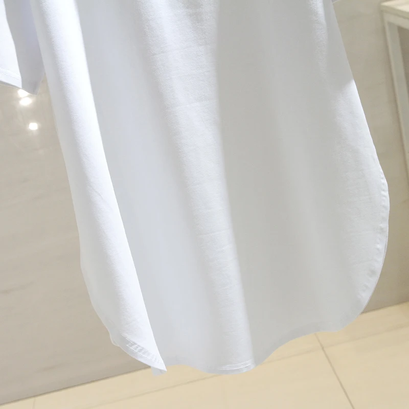 Biele Voľné Ženy T-Shirts Lete Tvaru Pevné Príležitostné Celý Zápas Žena Vytiahne Topy Tees Najvyššej Kvality2