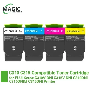 C310 C315 Toner Cartridge Kompatibilný pre FUJI Xerox C310V DNI C315V DNI C310DNI C310DNIM C315DNI Tlačiareň 006R04356/57/58/59