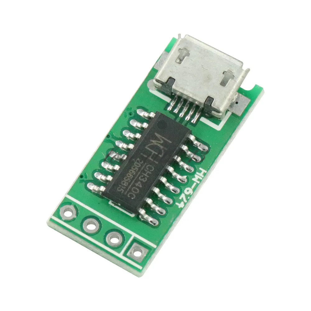 CH340C Micro USB TTL Sériový Port ISP Stiahnuť Modul 5/3.3 V, 500ma Nahradiť CP2102 CH340G CH340T Pre STM32 51 S DuPont Line1