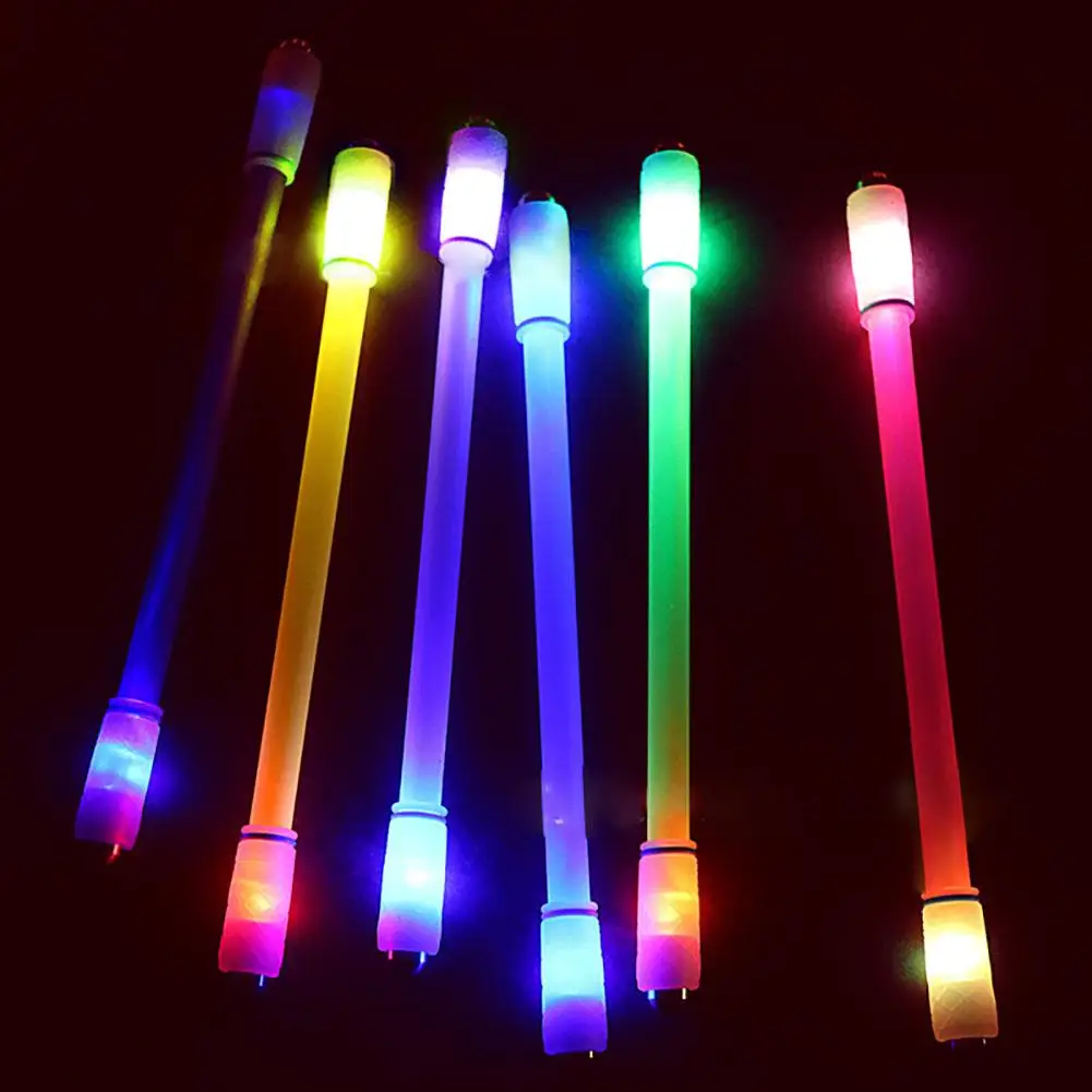 Cool Rotujúce LED Bleskom Gélové Pero so Svetlom Spinning Pero Guľôčkové Deti Vianočný Darček Dropshipping1