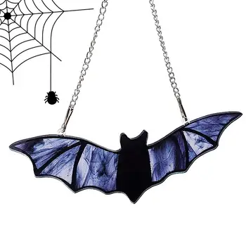 Dekoratívne Bat Vitráže Okien Netopierov Halloween Gotické Dekorácie Vonkajšie Vnútorné Akrylového Skla Realistické Halloween Netopierov