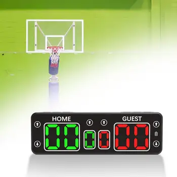 Digitálny Hodnotiacej tabuľky Bodovania Basketball Scoreboard Elektronické Hodnotiacej tabuľky Skóre Keeper pre Hry Volejbal Baseball Krytý Futbal