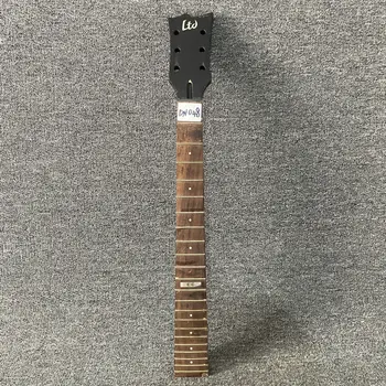 DN048 Pôvodný a Originálny ESP Elektrická Gitara Nedokončené LTD ES Séria LP Krku Gitary v Čiernej farbe s Škody a Špinavé pre DIY