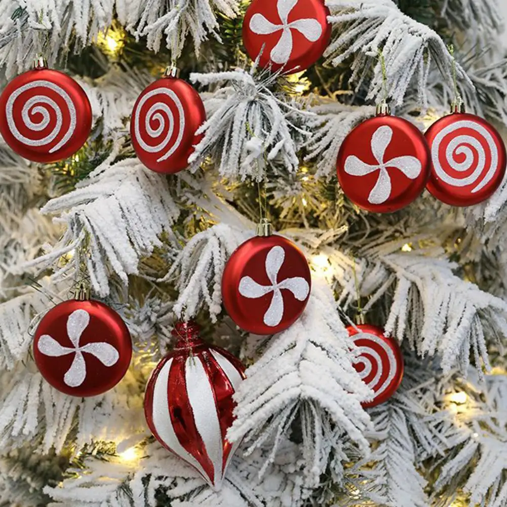 Dovolenka Ozdoby na Vianočný Stromček a Príslušenstvo Kontrast Farieb elektrolyticky pokrývajú Ozdoby na Vianočné stromčeky Opakovane Zime Domov2