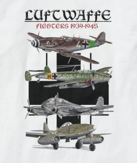 Druhej svetovej VOJNY Luftwaffe Fighter T-Shirt Nové 100% Bavlny O-Krku Lete Krátky Rukáv Ležérne Pánske T-shirt Veľkosti S-3XL2