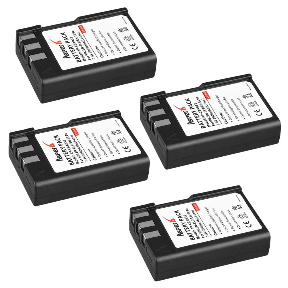 EN-EL9a EN-EL9 ENEL9 Batérie Bateria + USB Nabíjačka s Typ C port pre Nikon EN-EL9a D40 D40X D60 D5000 D30001