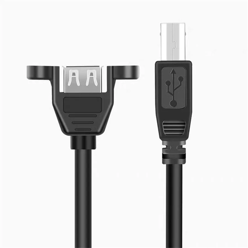 Farby všetky medi USB žena tlačiarne námestie port mužov a žien elektroinštalácie s ucho, pevný predlžovací kábel tlačiarne3
