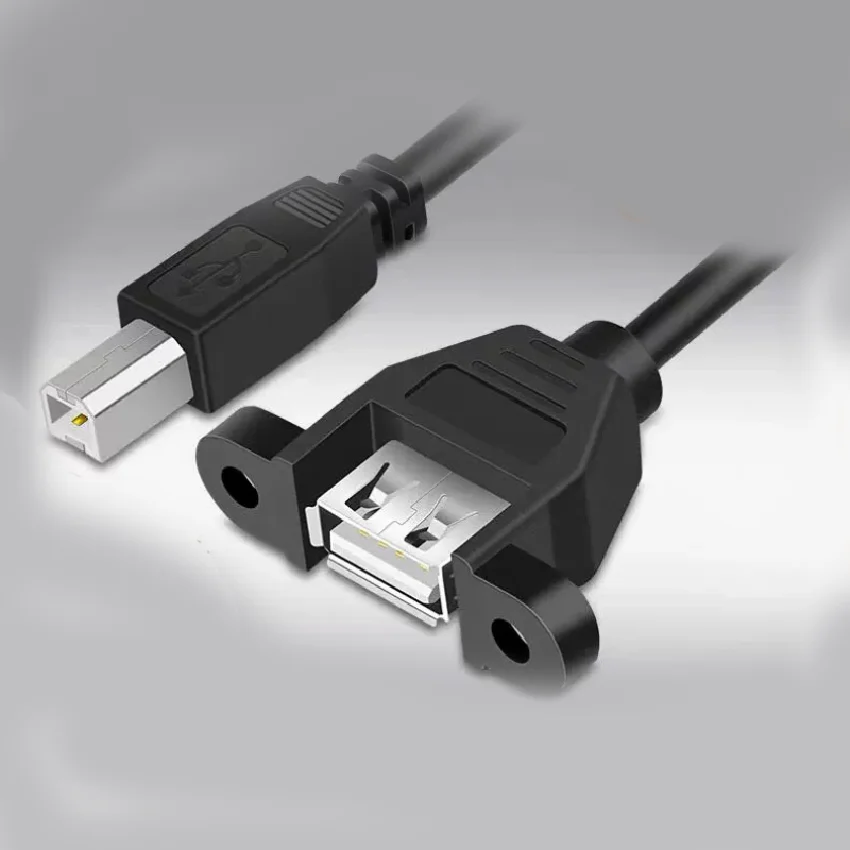 Farby všetky medi USB žena tlačiarne námestie port mužov a žien elektroinštalácie s ucho, pevný predlžovací kábel tlačiarne4