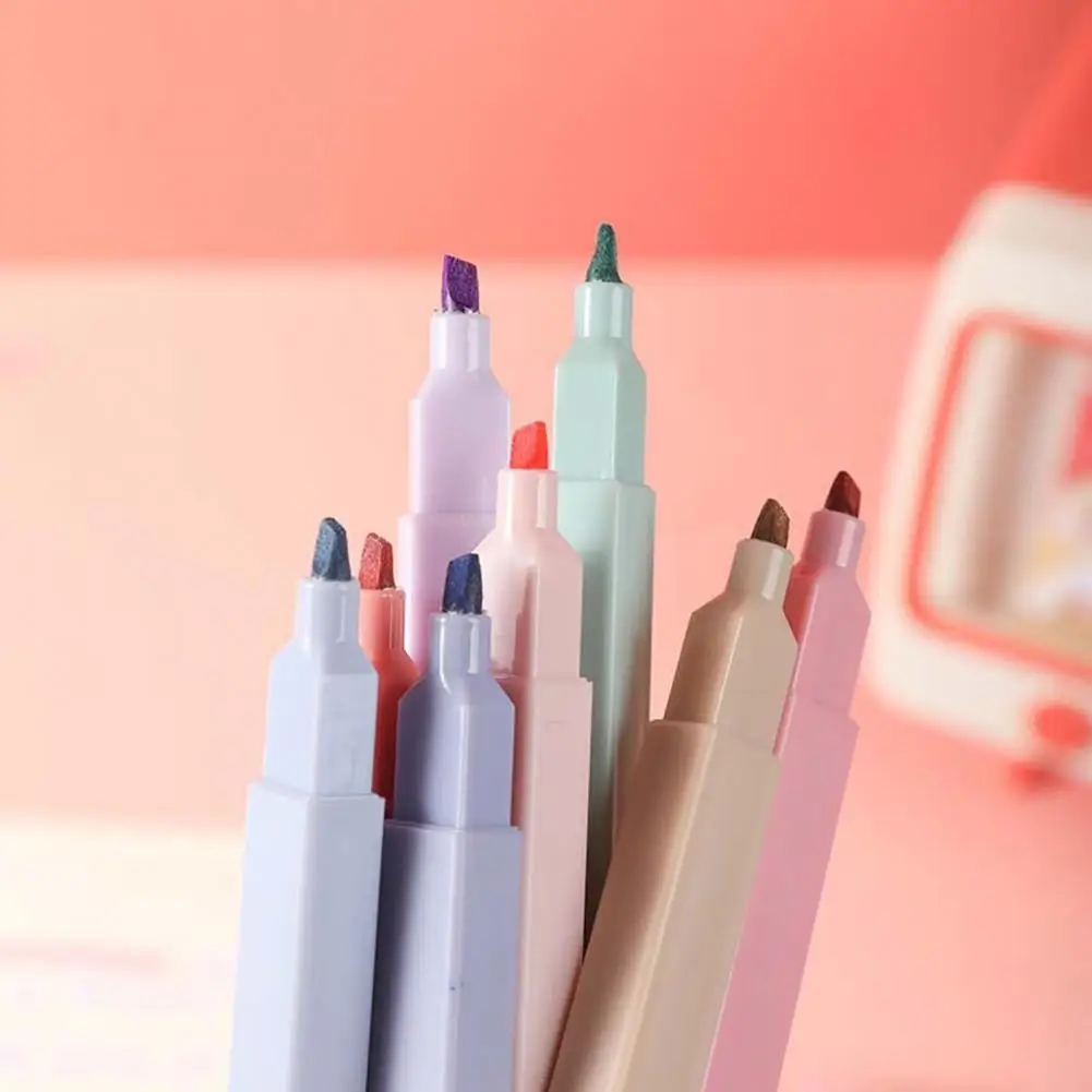 Farebné Ceruzky Nastaviť Pohodlné Uchopenie, Farba Ceruzky Oko-lov Dual Tip Zvýrazňovač Nastaviť 12 živšie Farby pre Študentov1