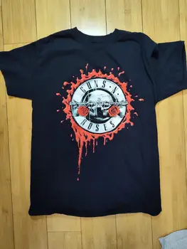 Guns N Roses Jeseň Roku 2019 Tour Grafiky Vytlačené T-Shirt Mužov Veľkosť Medium Autentické